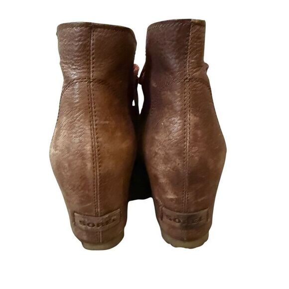 Sorel PDC Wedge Leather Bootie Size 9 - Picture 4 of 7